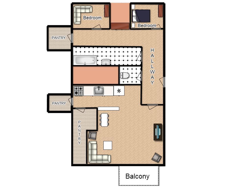Modern Apartment Dlouha Praha Bagian luar foto